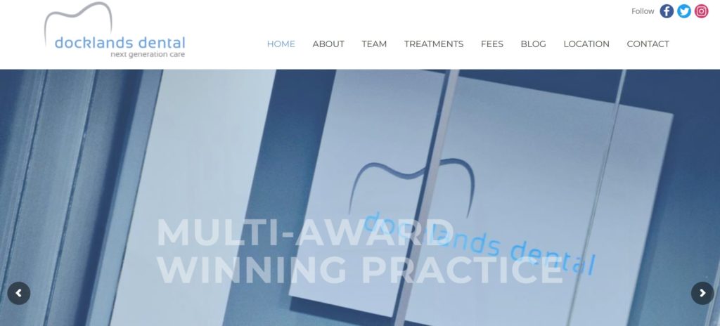 Docklands Dental's Homepage