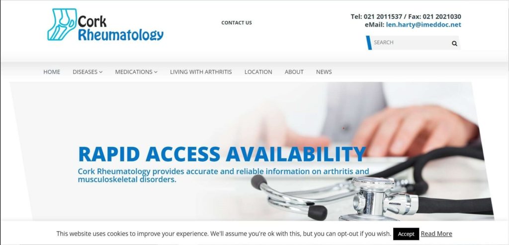 Dr. Len Harty of Cork Rheumatology's Homepage