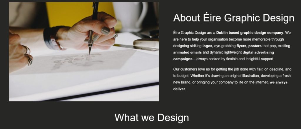 Éire Graphic Design's Homepage