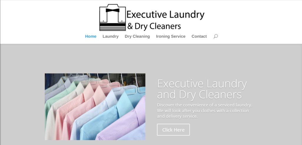 Executive Laundry and Dry Cleaning's Homepage