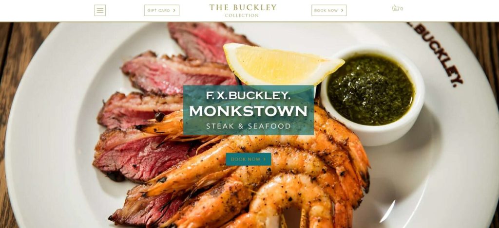 F.X. Buckley Steak & Seafood Monkstown's Homepage