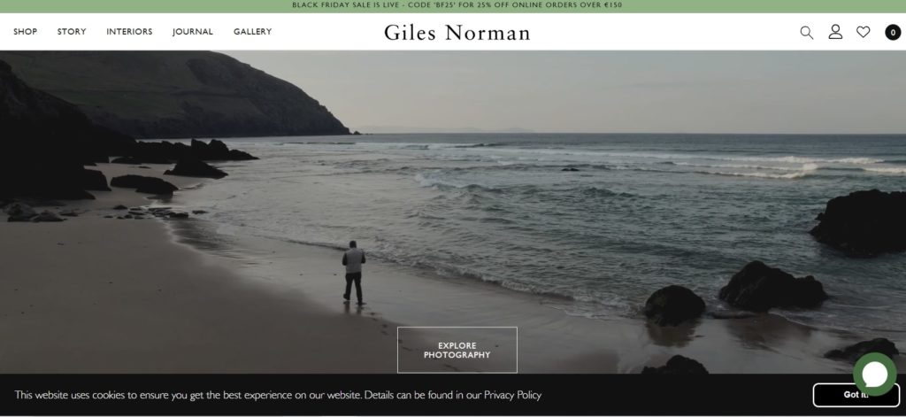 Giles Norman Gallery's Homepage