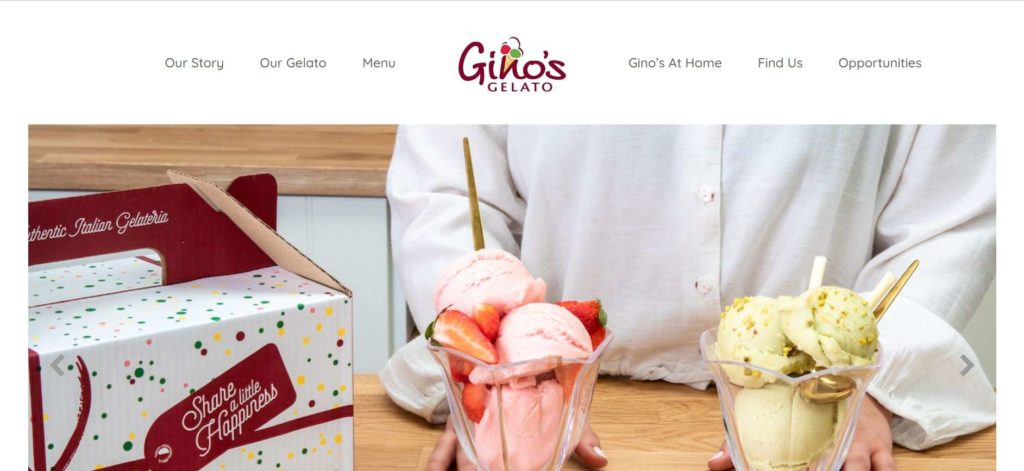 Gino’s Gelato's Homepage