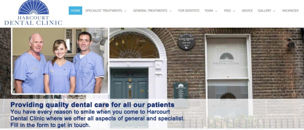 Harcourt Dental Clinic's Homepage