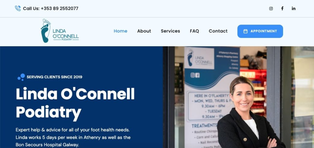 Linda O’Connell Podiatry's Homepage