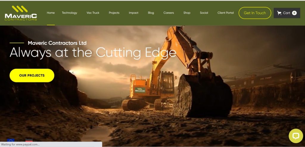 Maveric Contractors Homepage