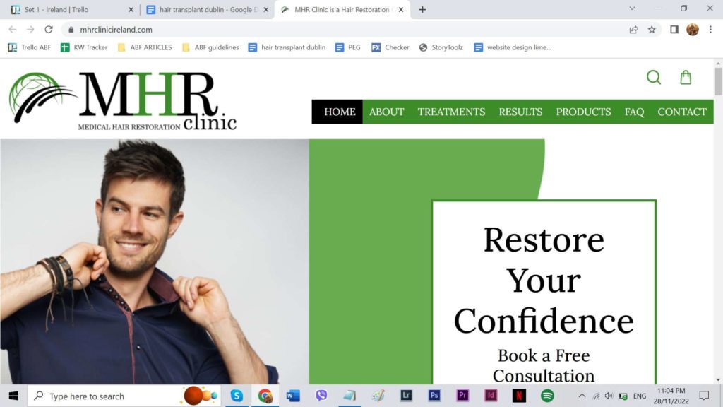 Medical Hair Restoration Clinic's Homepage