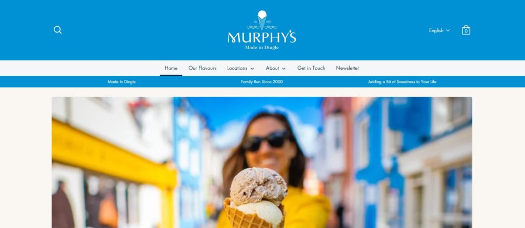 Murphy’s Ice Cream's Homepage