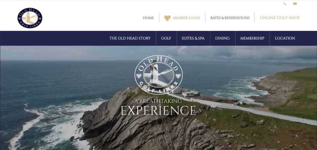 Old Head Golf Links Homepage