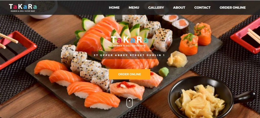 Takara Ramen & Deli Sushi Bar's Homepage