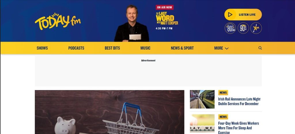 Today FM's Homepage