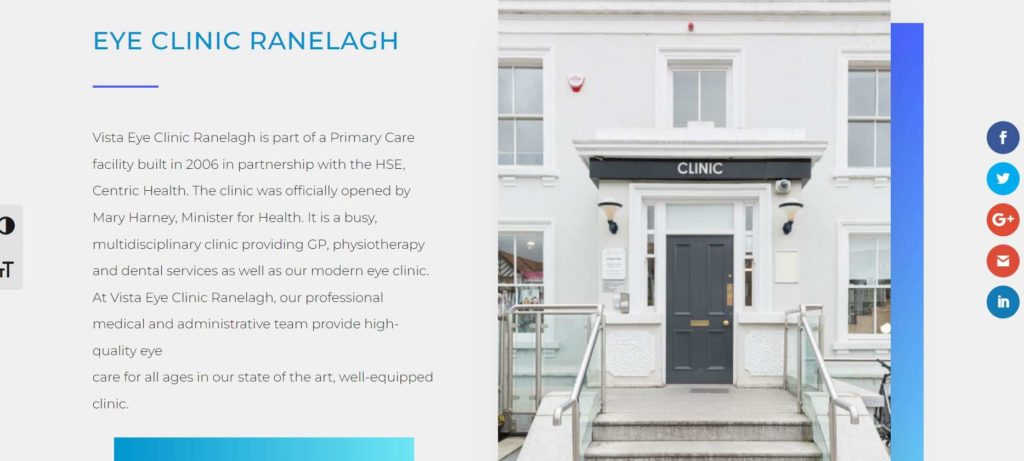Vista Eye Clinic Ranelagh's Homepage