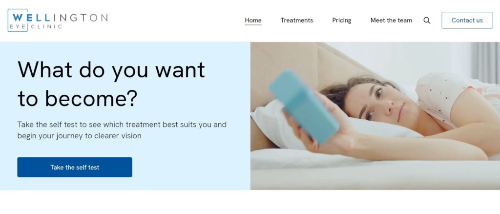 Wellington Eye Clinic's Homepage