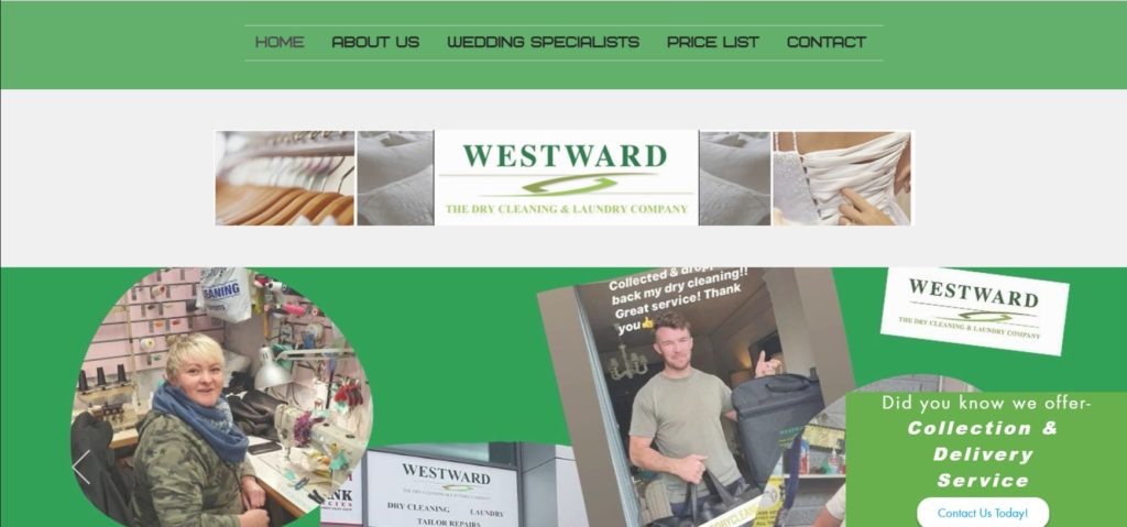 Westward Laundry & Dry Cleaners Homepage