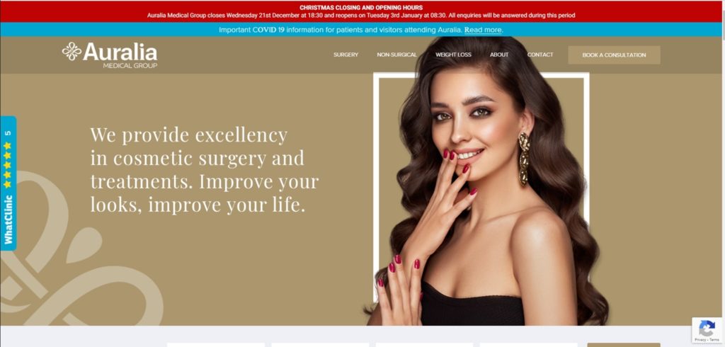 Auralia Medical Group's Homepage