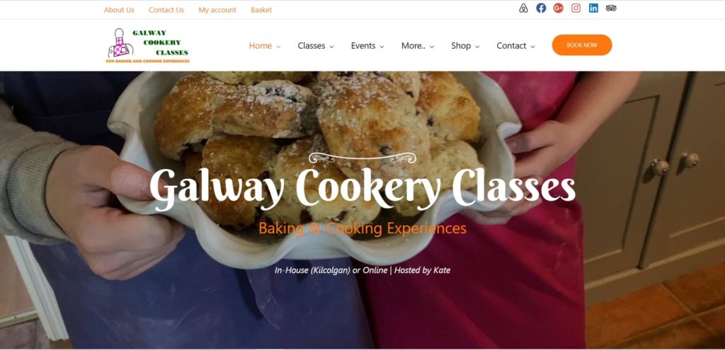 Galway Cookery Classes Homepage