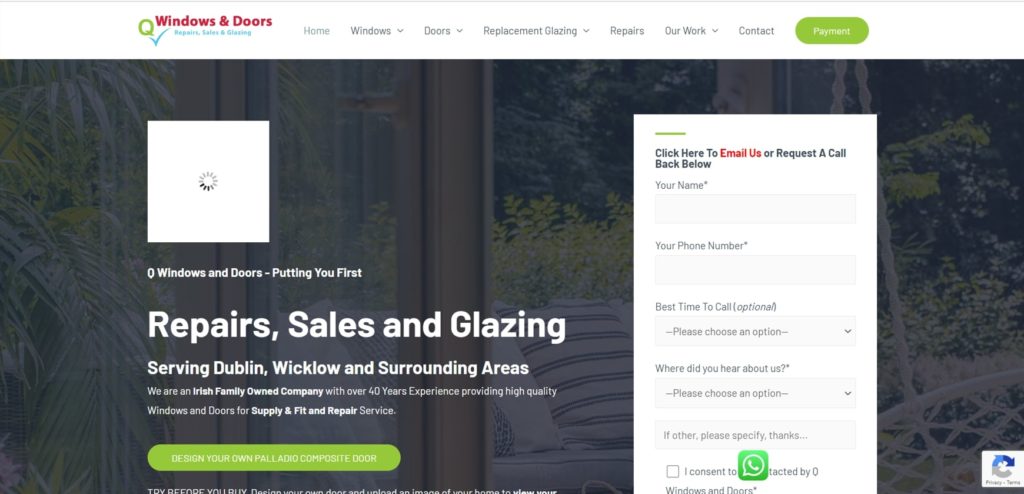 Q Windows and Doors Homepage