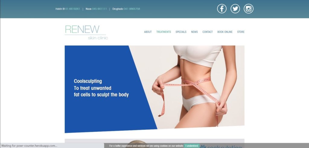 Renew Skin Clinic's Homepage