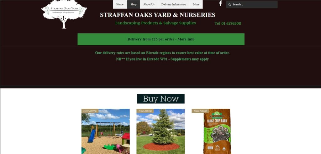 Straffan Oaks Yard & Nurseries Homepage