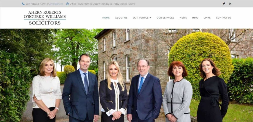 Ahern Robert O'Rourke Williams & Partners Homepage