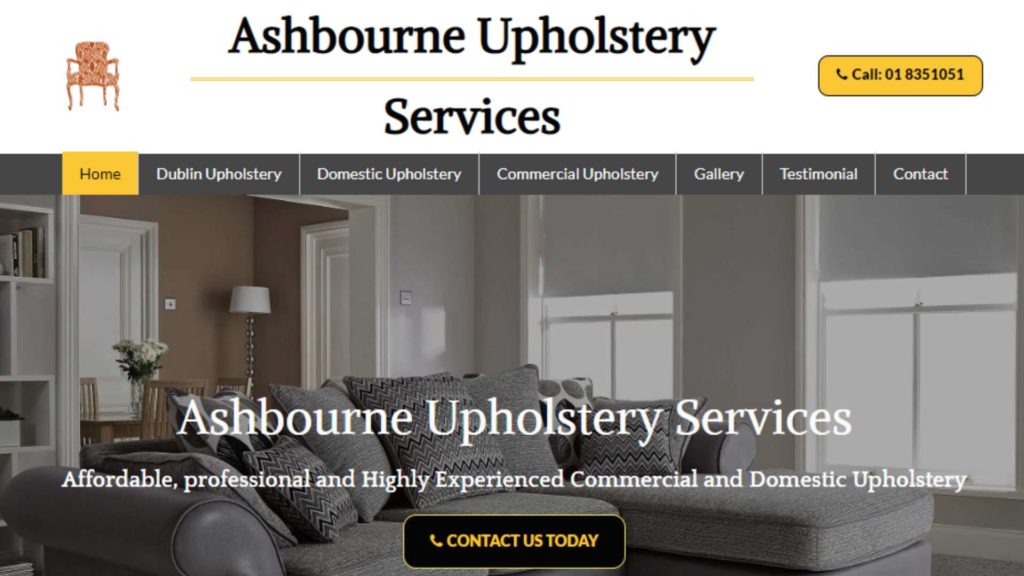 Ashbourne Upholstery's Homepage