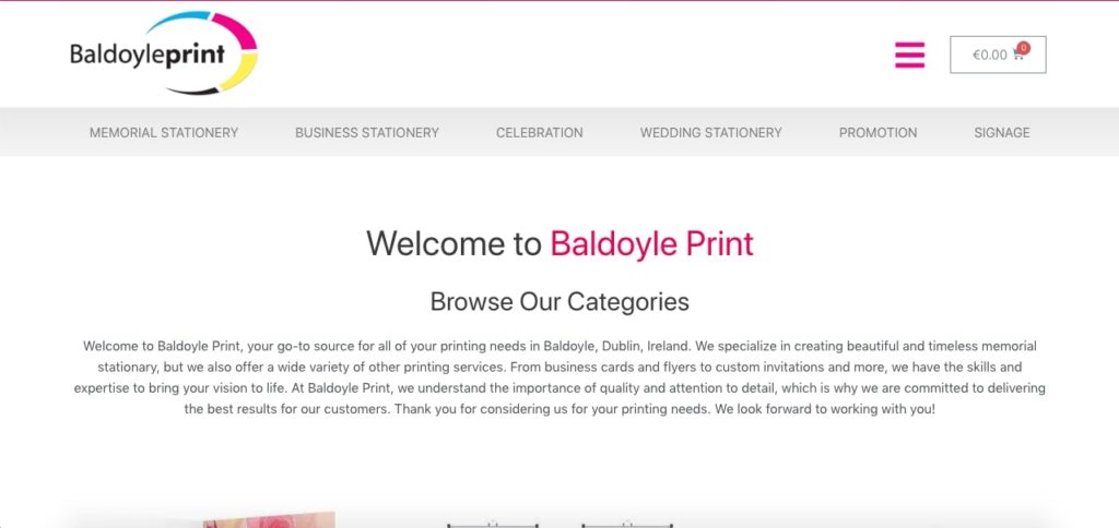 Baldoyle Print's Homepage