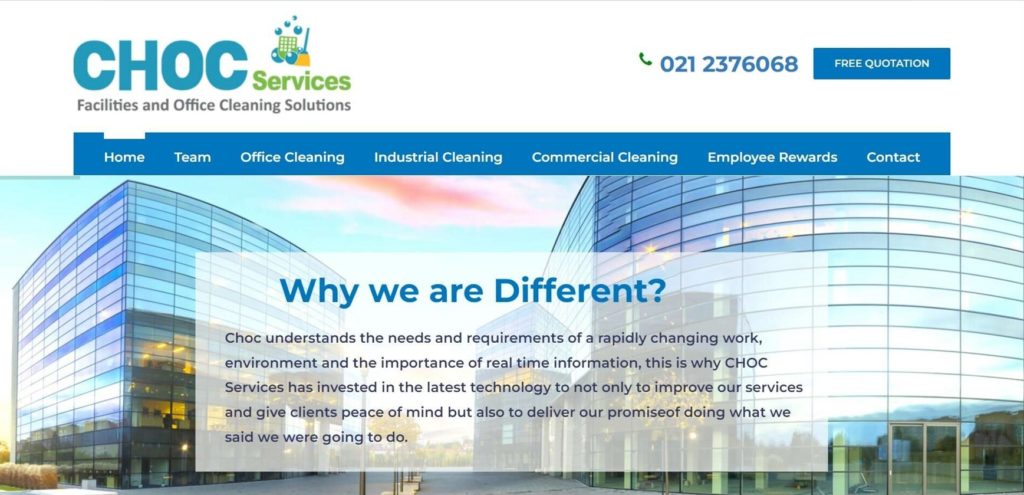 Choc Services Homepage