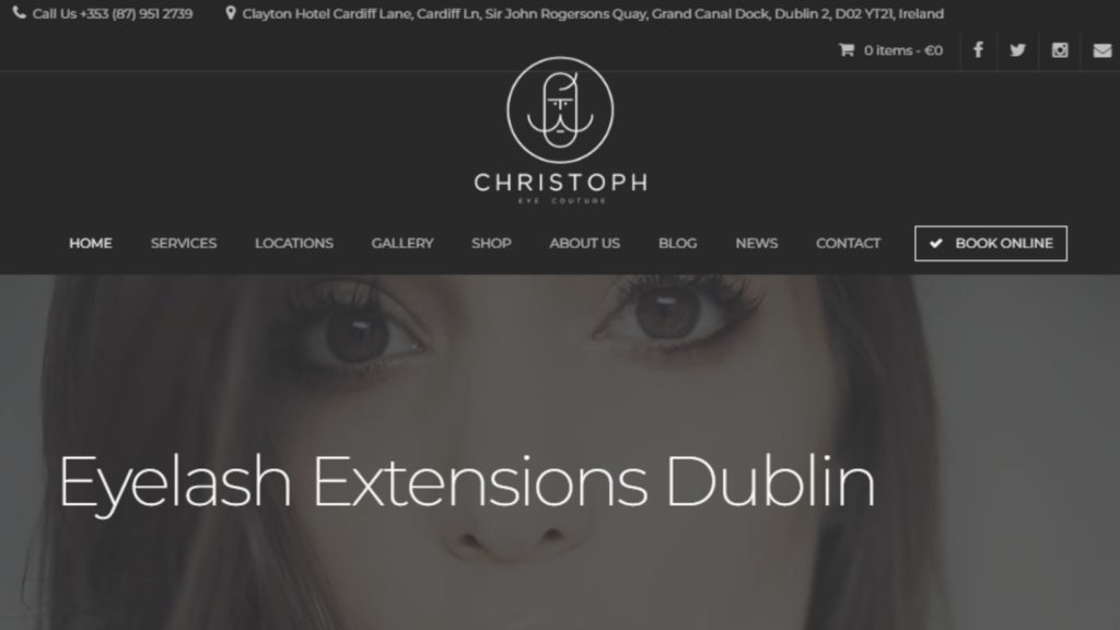 Christoph Eye Couture's Homepage