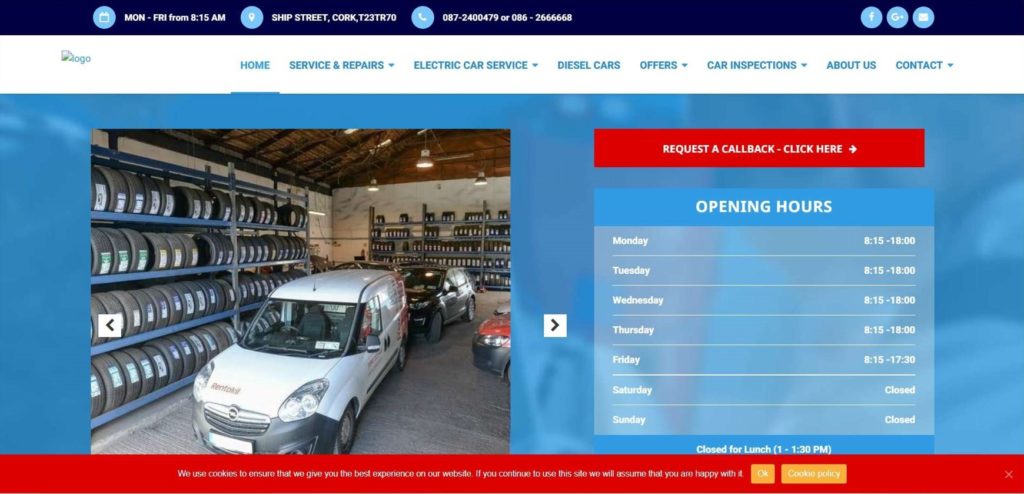 Cork Auto Services Homepage