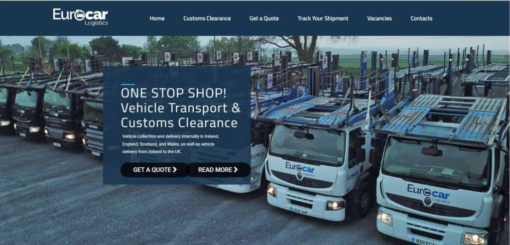 Eurocar Logistics Homepage