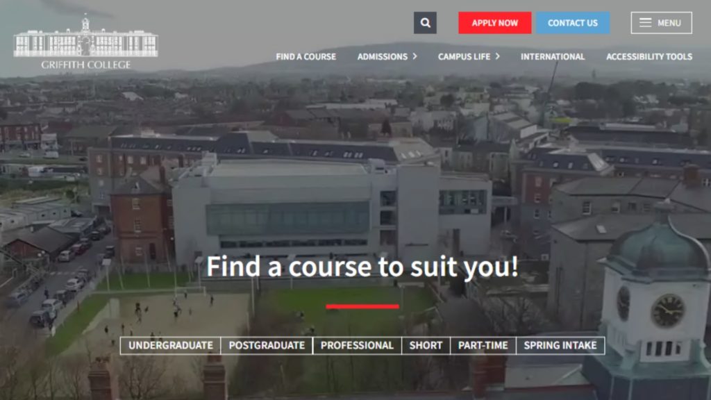 Griffith College's Homepage