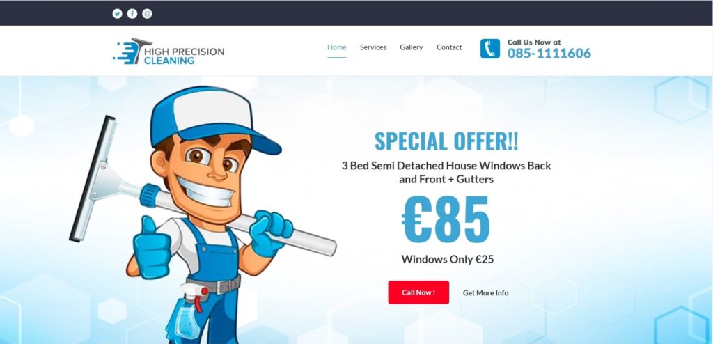 High Precision Cleaning's Homepage