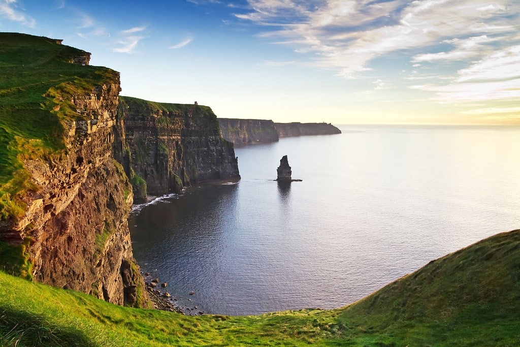 Feel what it's like to surf at the Cliffs of Moher with this 360