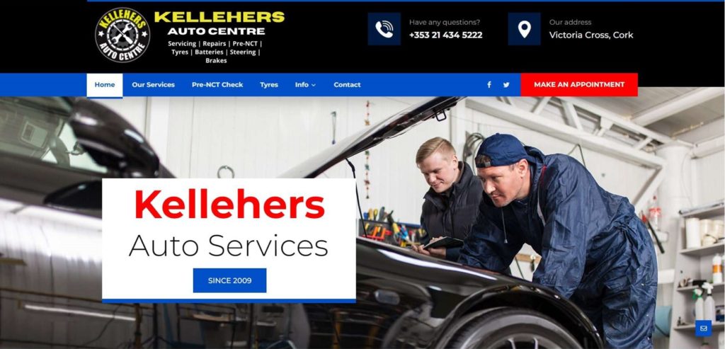Kellehers Auto Centre 's Homepage