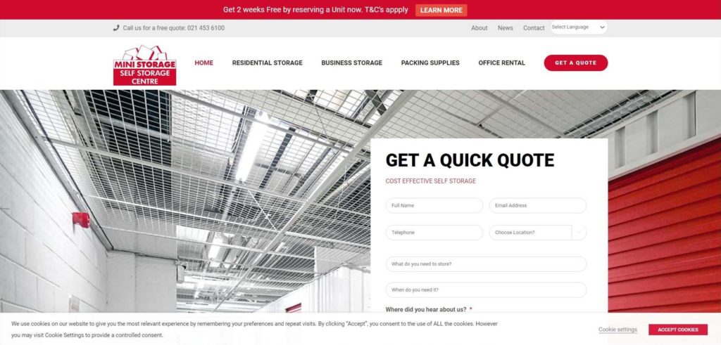 Mini Storage's Homepage