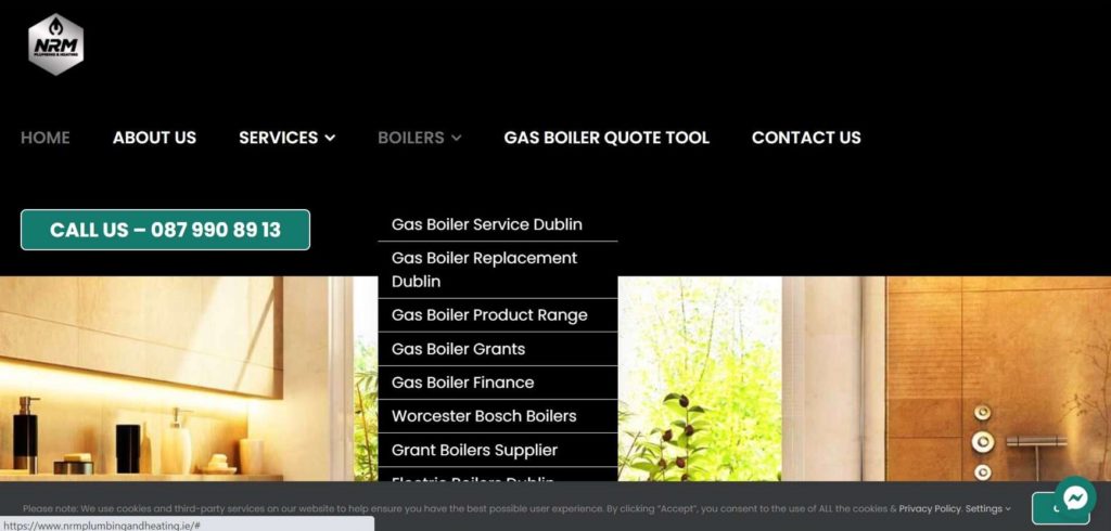 NRM Plumbing & Heating's Homepage