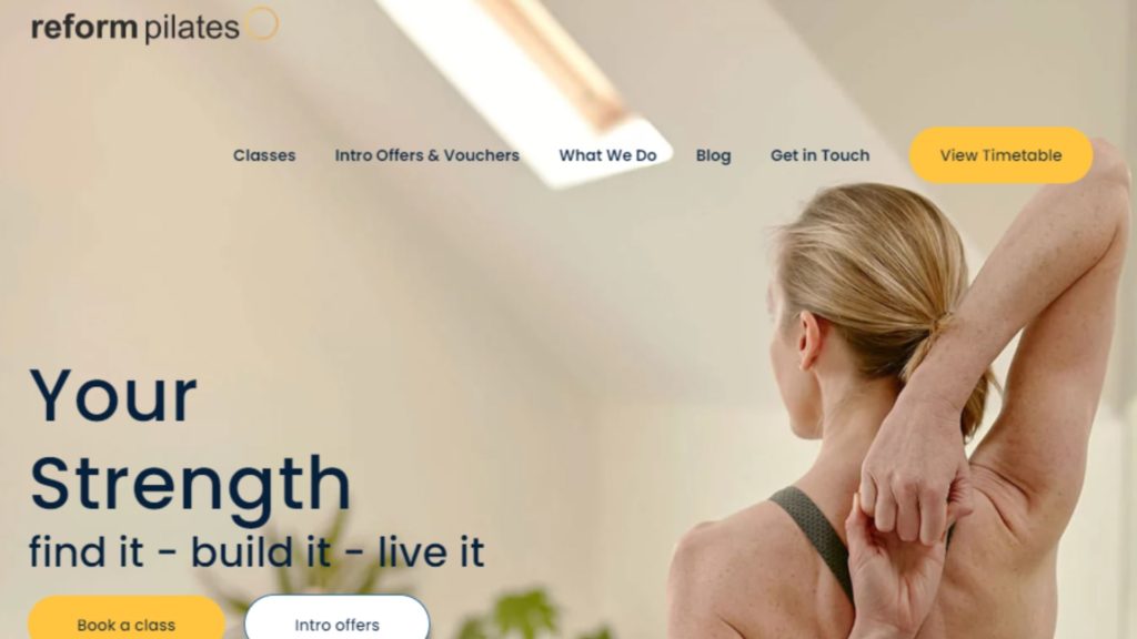 Reform Pilates Homepage