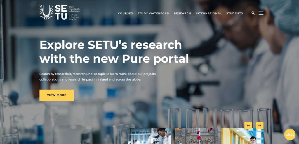 South East Technological University's Homepage