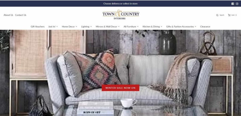 Town & Country Interiors Homepage