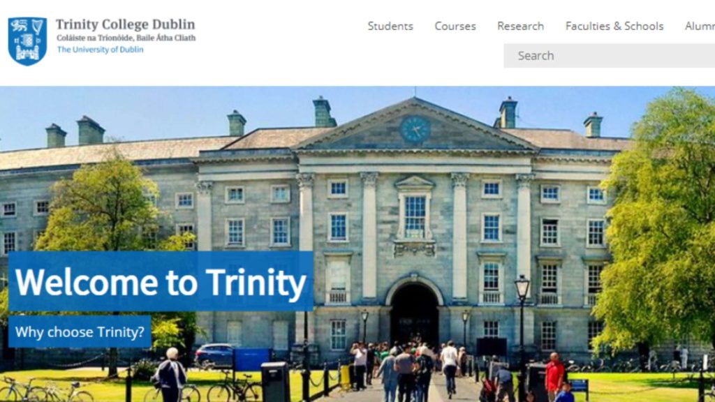 Trinity College Dublin's Homepage