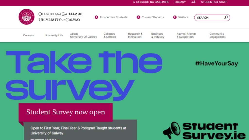 University of Galway's Homepage