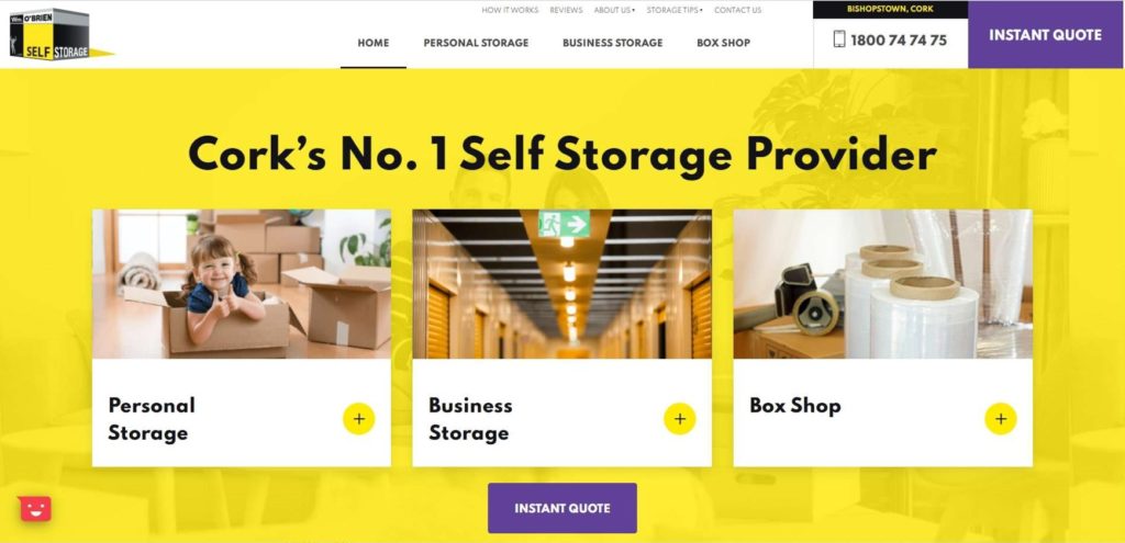 Wm O'Brien Self Storage's Homepage