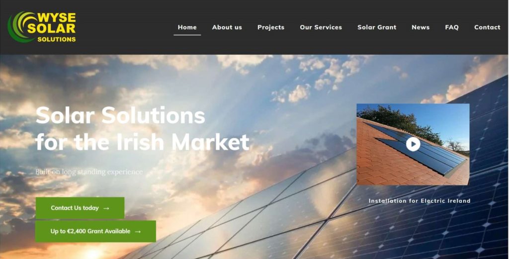 Wyse Solar's Homepage