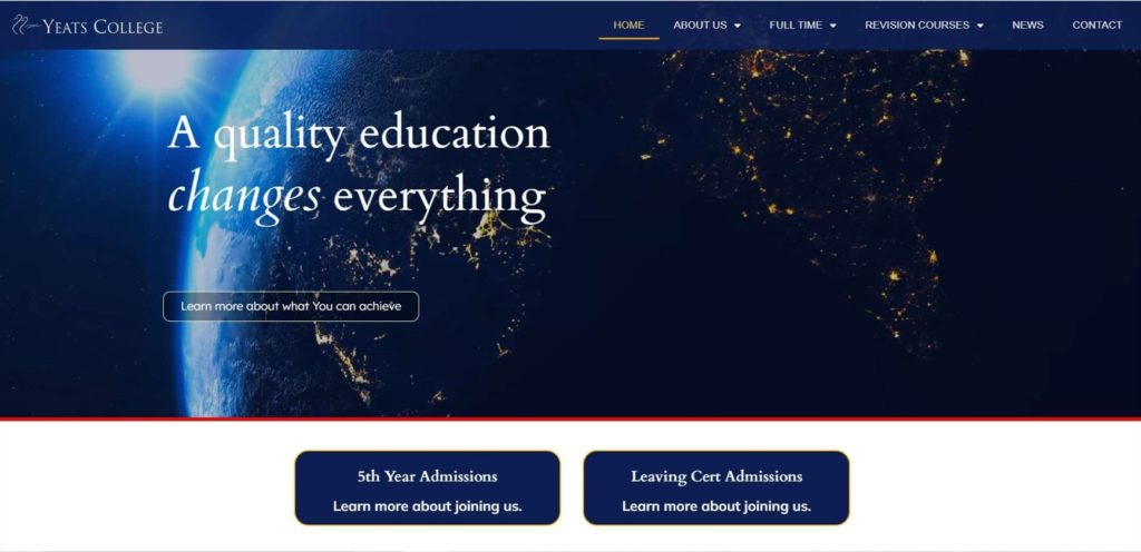 Yeats College's Homepage