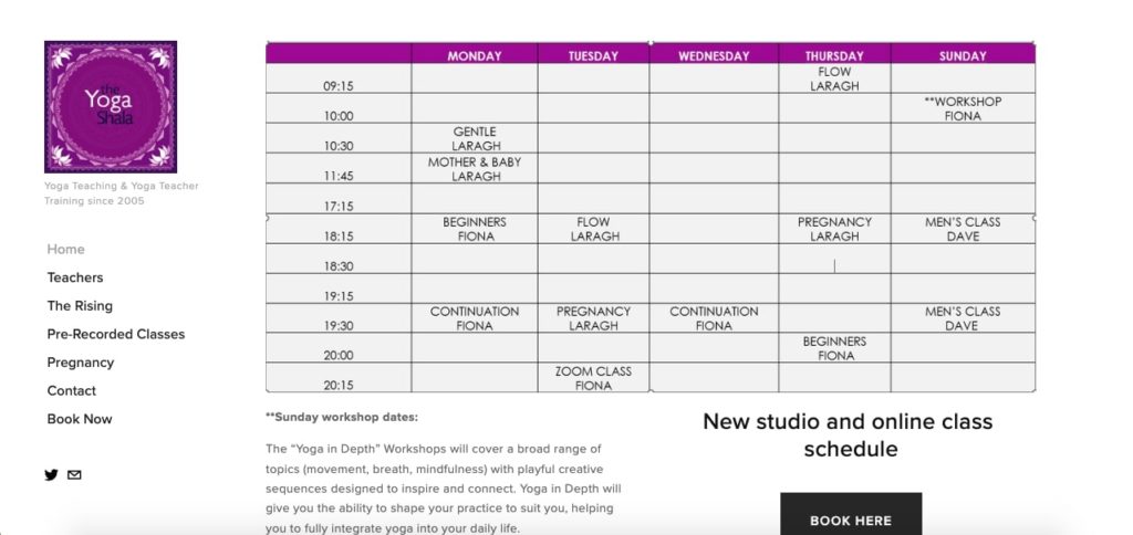 Yoga Shala's Homepage
