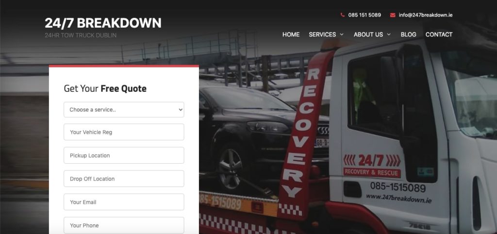 247 Breakdown's Homepage