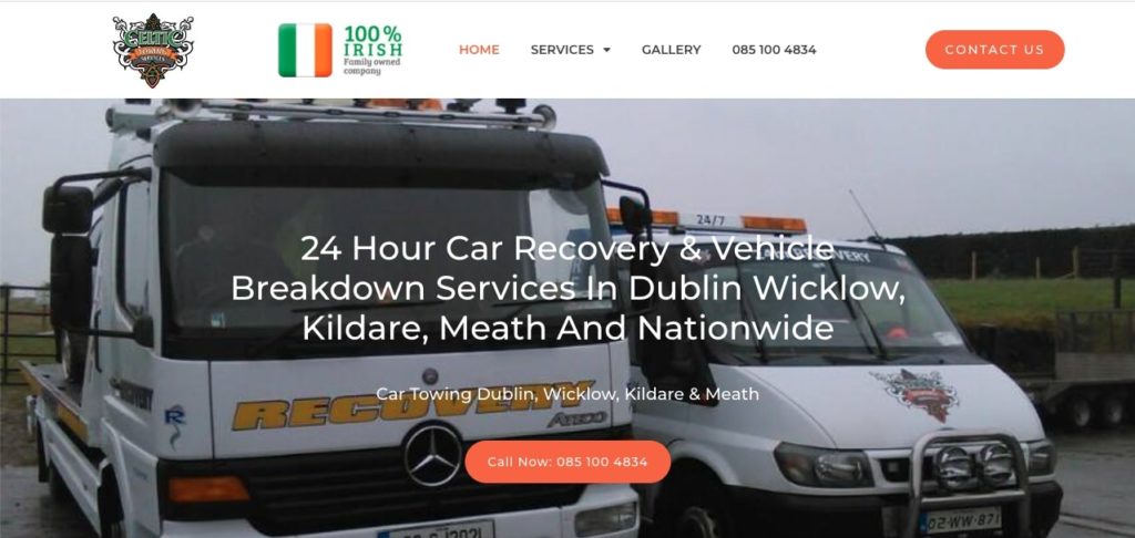 Celtic Car Towing's Homepage