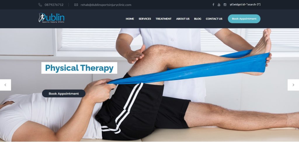 Dublin Sports Injury Clinic's Homepage