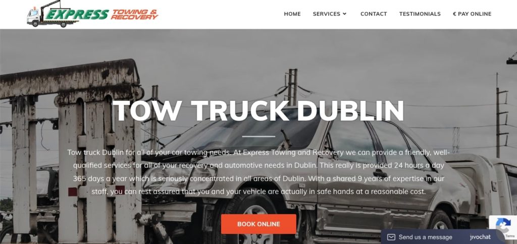 Express Towing and Recovery's Homepage