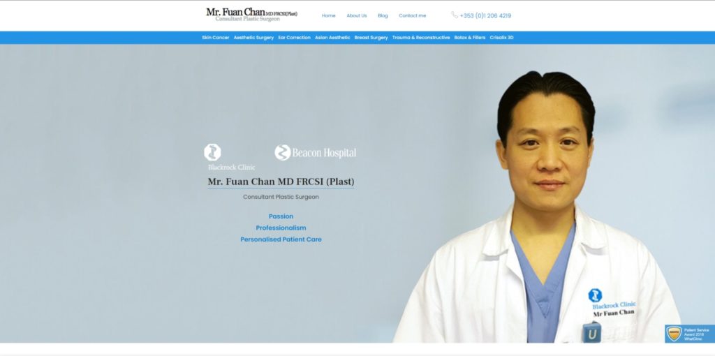 Fuan Chan Plastic Surgery's Homepage